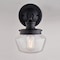 Vaxcel Collins 1 Light Black Farmhouse Outdoor Wall Lantern Clear Schoolhouse Glass T0573 - alternate 7